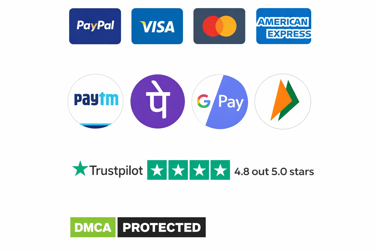 Accepted Payment Methods