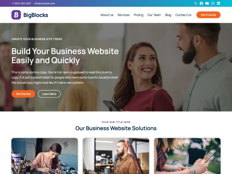 BigBlocksPro (v1.0.0) WPEnjoy Themes