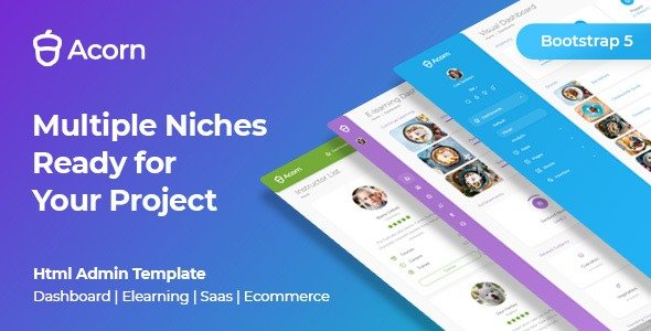 Acorn (v7.8.0) Bootstrap 5 Html Laravel.Net Admin Template