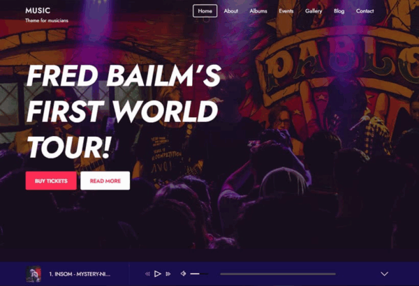 Themify Music WordPress Theme v7.9.7 #