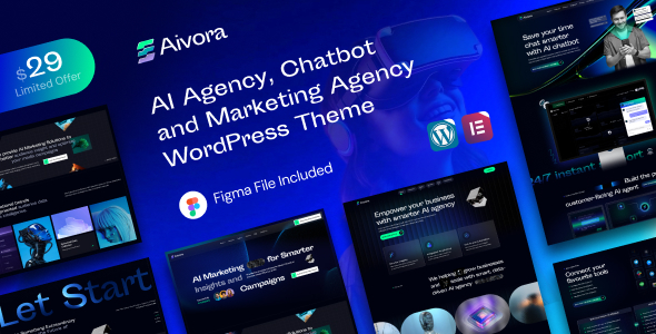 Aivora (v1.0.0) AI Agency & Technology WordPress Theme
