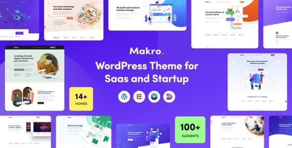 Makro (v1.2.9) Creative WordPress Theme For Saas & Startup