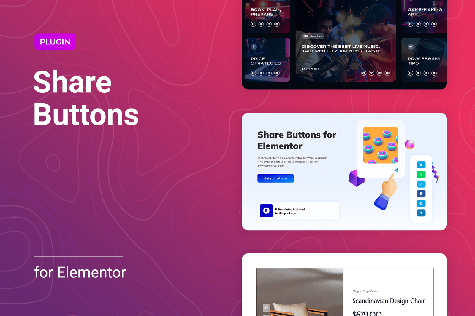 Share Buttons for Elementor v1.0.3
