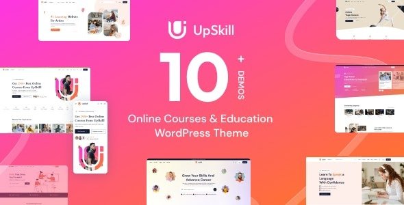UpSkill (v1.0.14) Education Online Courses LMS WordPress Theme