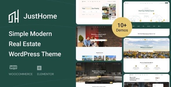 Justhome (v1.0.20) Real Estate WordPress Theme