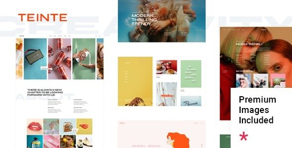 Teinte v1.0 Creative Portfolio and Design Theme