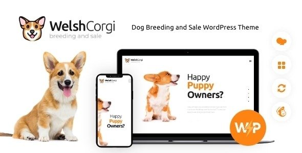 Welsh Corgi (v1.0.13) Dog Breeding and Sale WordPress Theme