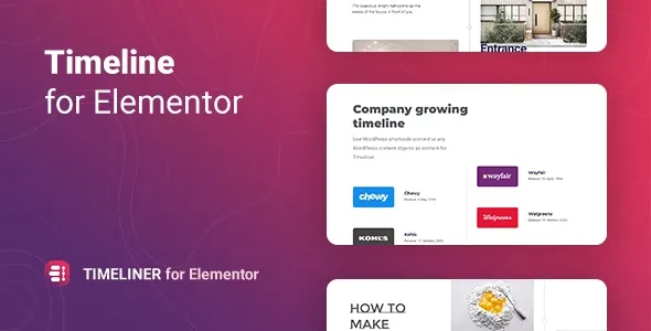 Timeliner (v1.0.7) Timeline for Elementor + Templates