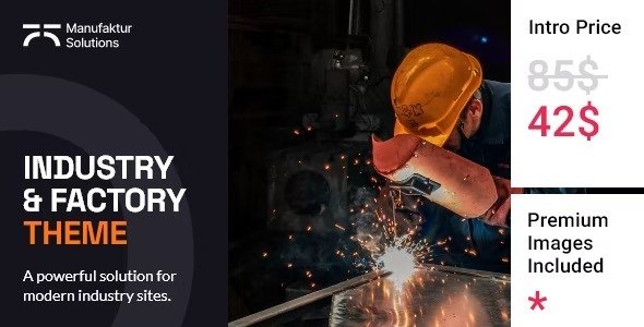 Manufaktur Solutions (v1.0.1) Industry and Factory Theme [Activated]