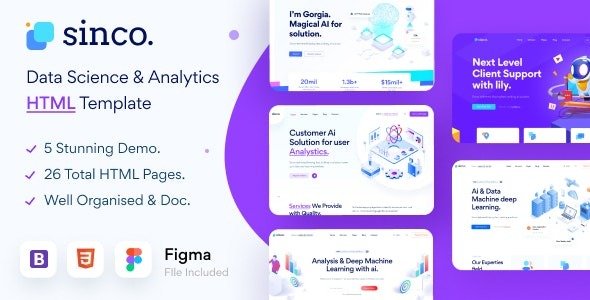 Sinco (23 August 2024) Data Science & Analytics HTML5 Template
