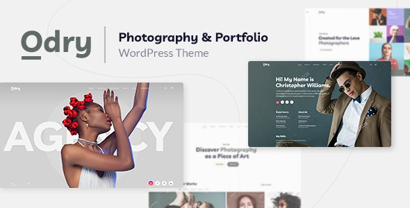 Odry v1.1.9 Photography WordPres Theme