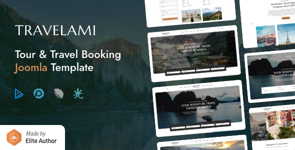 Travelami (v1.0.0) Tour & Travel Booking Joomla Template