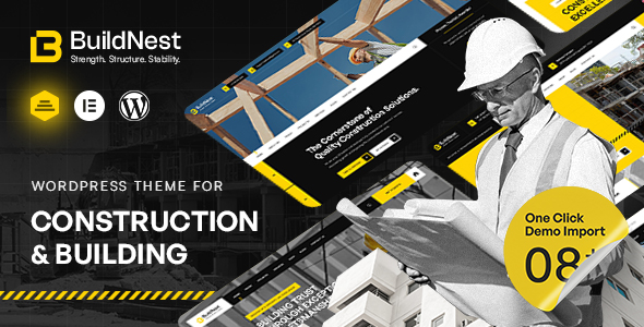 Buildnest (v1.0.1) Construction WordPress Theme