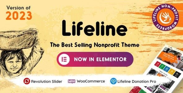 Lifeline (v11.4) NGO Charity Fund Raising WordPress Theme