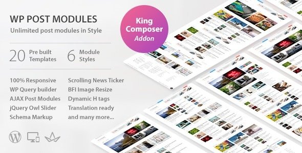 WP Post Modules for NewsPaper and Magazine Layouts v3.5.0 (Elementor Addon)