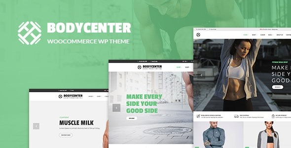 BodyCenter (v2.5) Gym, Fitness WooCommerce WordPress Theme
