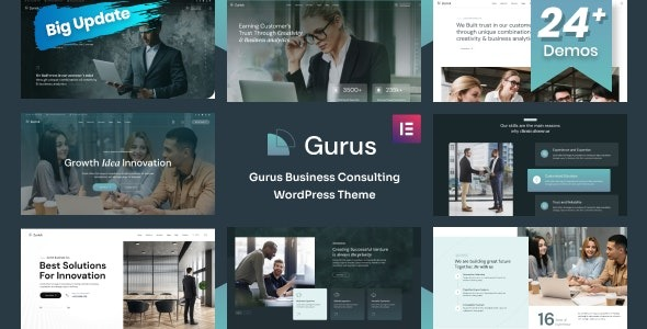 Gurus (v1.0.6) Business Consulting WordPress Theme