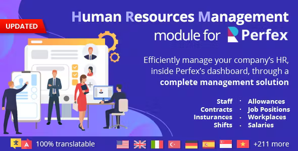 Human Resources Management v1.0g HR module for Perfex CRM