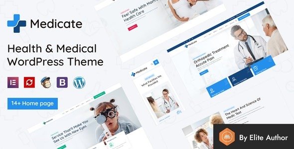 Medicate (v3.2) Health & Medical WordPress Theme