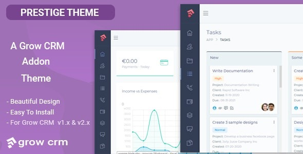Prestige (1 February 2023) Grow CRM Theme