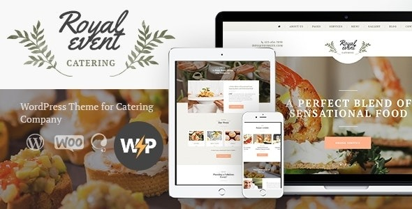 Royal Event v2.0 A Wedding Planner & Catering Company WordPress Theme + Elementor