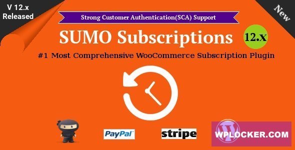 SUMO Subscriptions v15.7.0 - WooCommerce Subscription System