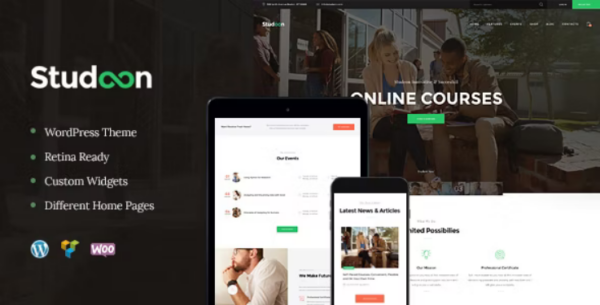 Studeon (v1.1.16) An Education Center & Training Courses WordPress Theme