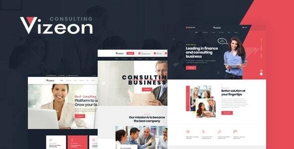 Vizeon v1.1.7 Business Consulting WordPress Themes