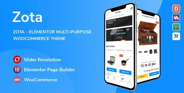 Zota (v1.3.15) Elementor Multi-Purpose WooCommerce Theme